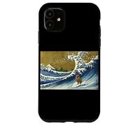 Cute Funny Kids Surfing A Great Wave Baby Quokka Lover Custodia per iPhone 11