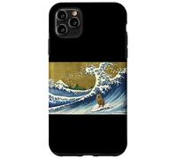 Cute Funny Kids Surfing A Great Wave Baby Quokka Lover Custodia per iPhone 11 Pro Max