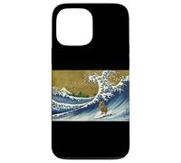 Cute Funny Kids Surfing A Great Wave Baby Quokka Lover Custodia per iPhone 13 Pro Max