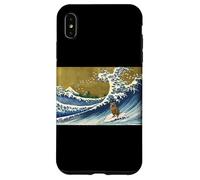 Cute Funny Kids Surfing A Great Wave Baby Quokka Lover Custodia per iPhone XS Max