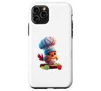Cute Funny Restaurant Chef Bird Yes Chef Custodia per iPhone 11 Pro