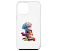 Cute Funny Restaurant Chef Bird Yes Chef Custodia per iPhone 12 Pro Max