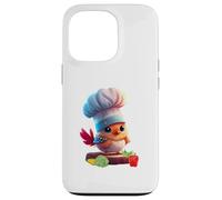 Cute Funny Restaurant Chef Bird Yes Chef Custodia per iPhone 13 Pro