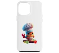 Cute Funny Restaurant Chef Bird Yes Chef Custodia per iPhone 13 Pro Max
