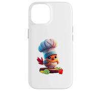Cute Funny Restaurant Chef Bird Yes Chef Custodia per iPhone 14