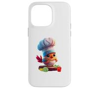 Cute Funny Restaurant Chef Bird Yes Chef Custodia per iPhone 14 Pro Max