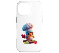 Cute Funny Restaurant Chef Bird Yes Chef Custodia per iPhone 16 Pro