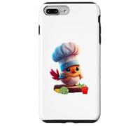 Cute Funny Restaurant Chef Bird Yes Chef Custodia per iPhone 7 Plus/8 Plus