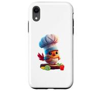 Cute Funny Restaurant Chef Bird Yes Chef Custodia per iPhone XR