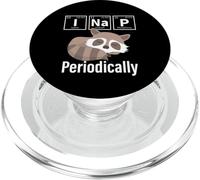 Cute Funny Sleeping I Nap Periodically Raccoon Lover PopSockets PopGrip per MagSafe