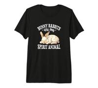 Cute Funny Sleeping Napping Spirit Animal Rabbit Lover Maglietta Premium