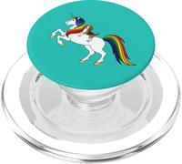 Cute Funny Womens Girls & Kids Rainbow Unicorn Beagle Lover PopSockets PopGrip per MagSafe