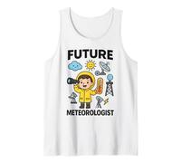 Cute Future Meteorologist Boy Kids Junior Weather Scientist Canotta