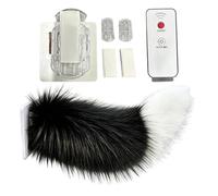 Cute Fuzzy Moving Tail, Rechargeable Cute Remote Control Decoration