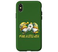 Cute Gardening Gnome Graphic Make A Little Wish Dandelion Custodia per iPhone X/XS