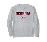 Cute Georgia Girl. for Women And Girls Who Love Georgia Maglia a Manica