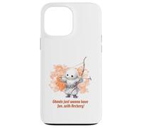 Cute Ghost Archery Halloween Ghouls Just Wanna Have Fun Custodia per iPhone 13 Pro Max