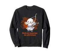 Cute Ghost Archery Halloween Ghouls Just Wanna Have Fun Felpa
