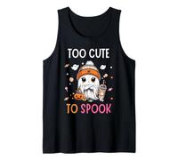 Cute Ghost Candy Halloween Too Cute To Spook Kids Toddler Canotta