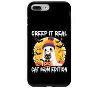 Cute Ghost Cat Mom Halloween Creep It Real Edition Custodia per iPhone 7 Plus/8 Plus