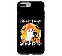 Cute Ghost Cat Mom Halloween Creep It Real Edition Custodia per iPhone 7 Plus/8 Plus