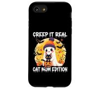 Cute Ghost Cat Mom Halloween Creep It Real Edition Custodia per iPhone SE (2020) / 7/8