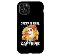 Cute Ghost Coffee Halloween Creep It Real Before Caffeine Custodia per iPhone 11 Pro