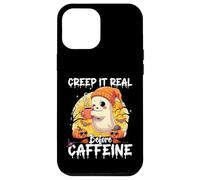 Cute Ghost Coffee Halloween Creep It Real Before Caffeine Custodia per iPhone 12 Pro Max