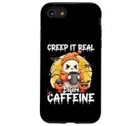 Cute Ghost Coffee Halloween Creep It Real Before Caffeine Custodia per iPhone SE (2020) / 7/8