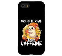 Cute Ghost Coffee Halloween Creep It Real Before Caffeine Custodia per iPhone SE (2020) / 7/8
