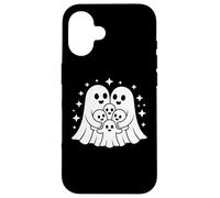 Cute Ghost Family Halloween Funny Dad Mom Kids Custodia per iPhone 16