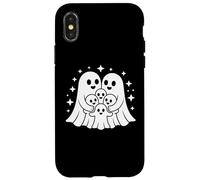 Cute Ghost Family Halloween Funny Dad Mom Kids Custodia per iPhone X/XS