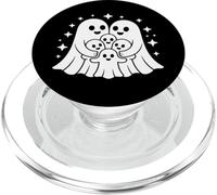 Cute Ghost Family Halloween Funny Dad Mom Kids PopSockets PopGrip per MagSafe