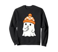 Cute Ghost Halloween Kawaii Ghost Beanie Funny Quiet Ghost Felpa