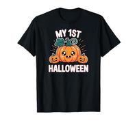 Cute Ghost Halloween Spooky Boo Pumpkin Basket Maglietta