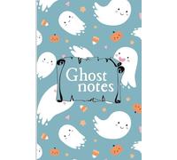 Cute Ghost Pattern Halloween Notebook | themed school supplies | halloween stationery notebook: Ghost-Themed Journal with 120 Lined Pages - Perfect for Kids, Teens, and Spooky Season