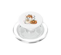 Cute Ghost Pumpkin Spice Latte Stagione autunnale PopSockets PopGrip per MagSafe