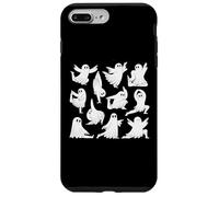 Cute Ghost Yoga Poses Halloween Themed Men Women Yogis Custodia per iPhone 7 Plus/8 Plus