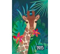 Cute Giraffe 2025 Diary: Week to View Journal