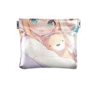 Cute Girl Anime - Piccola borsa in pelle da donna, borsa per il trucco, per ragazze e donne