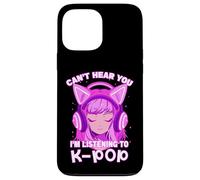 Cute Girl Graphic Tee Can't Hear You I'm Listening to Kpop Custodia per iPhone 13 Pro Max