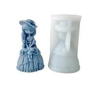 Cute Girl Stampi in Silicone Aroma-Gesso Stampo Gesso Resina Epossidica Casting Fare Ornamento Casa Stampo Profumato