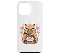 Cute Girls Capybara Ramen Kawaii Tea Kawaii Capy Lover Custodia per iPhone 13 Pro Max