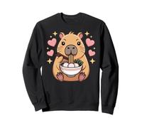Cute Girls Capybara Ramen Kawaii Tea Kawaii Capy Lover Felpa