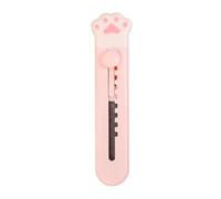 Cute Girly Pink Cat Paw Lega Mini Portalble Utility Cutter Letter Envelope Opener Mail School Office Supplies Fashion
