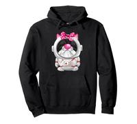Cute GNOME Cat Mom Graphic for Women Space Astronaut Cat Felpa con Cappuccio