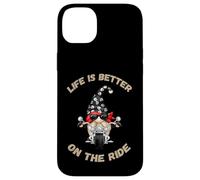 Cute Gnome For Oldschool Biker - Life Is Better On The Ride Custodia per iPhone 14 Plus