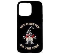 Cute Gnome For Oldschool Biker - Life Is Better On The Ride Custodia per iPhone 15 Pro Max