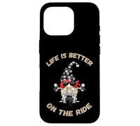 Cute Gnome For Oldschool Biker - Life Is Better On The Ride Custodia per iPhone 16 Pro