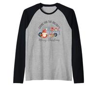 Cute GNOME for The Holidays Merry Christmas Festive Graphic Maglia con Maniche Raglan